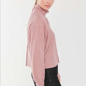 Mauve Urban Outfitters Cropped Sweater
